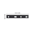1Set Metal Math Drawing Set Includes Straight Ruler Triangle Plate Protractor for Students Architects Engineers Artists Portable