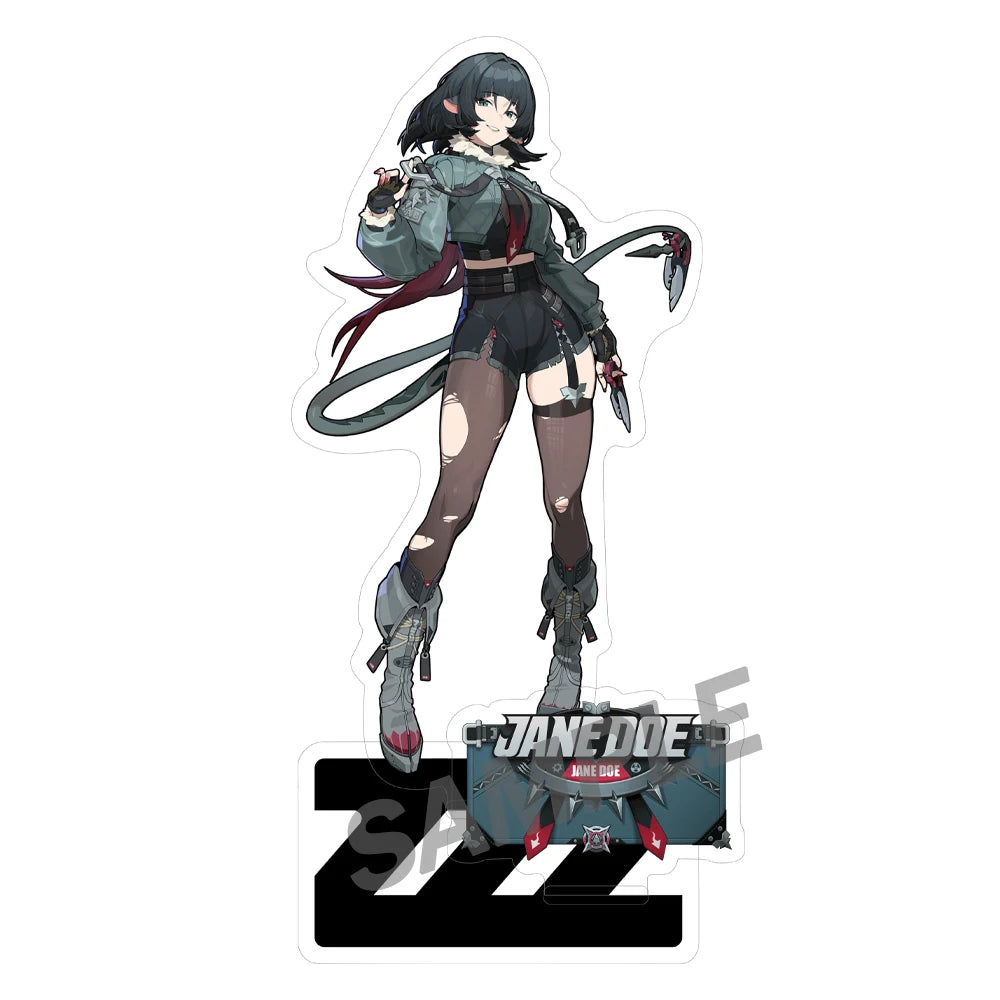 Game Zenless Zone Zero Ye Shun­guang Dialyn Hoshimi Miyabi Anime Acrylic Stand Model Plate Keychain Desk Decor Collection gift