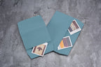 Canvas Zipper Card Holder for Travel Notebook, Canvas Storage Bag File Folder Refill Insert for Standard Journals Stationery