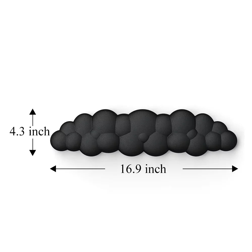Keyboard Cloud Wrist Rest Pad Anti-Slip Desk Mat Memory Foam Palm Rest Ergonomic Mouse Pad Typing Wrist Rest for Office