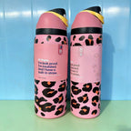 Portable Fruit Car Cup Thermoses Summer Soccer Stainless Steel Insulated Cup 32OZ Large-capacity Football Water Bottles
