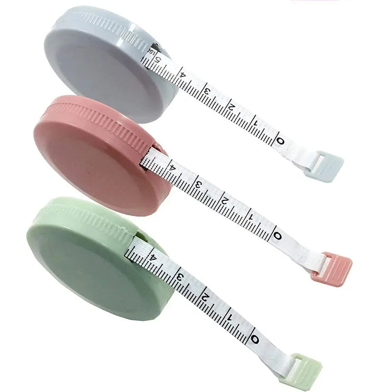 Retractable Metric Tape Soft Measuring Tape Mini Roulette Portable Tape Measure Flexible Ruler Mini Metre For Body Measurement
