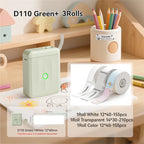 NIIMBOT D110 Upgraded Version Thermal Label Printer Mini Portable Name Tag Label Maker With Tape for Office Home Kitchen School