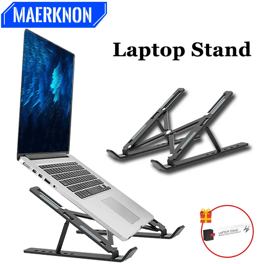 Portable Adjustable Laptop Stand Foldable Notebook Bracket Computer Monitor Holder For Macbook Air iPad Tablets Base Accessories