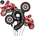 Motorcycle Dirt Biker Birthday Party Supplies Motocross Dessert Paper Plates Cups Napkins Disposable Tableware Favor For Boys