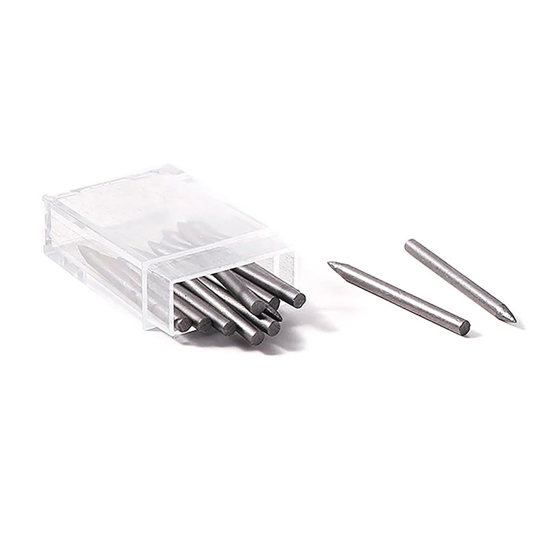 1 Set Mine Compas Pointer Sharpener Pencil Lead Stationery Compass Core With 2mm Manual Office Portable Storage