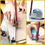 Tape Measure Pencil Holder Digital Tape Measure Scribing Tool Pencil Clamp Wall Holder Fixed Mark Draw Circle Locator Tool