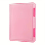1pc Multi-layer Portable File Box Waterproof Contract Storage Box A4 Plastic PP File Box  Portable Transparent File Box