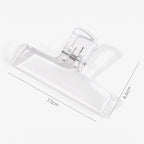 1Pcs Simple Fixed Book Clips Frosted Transparent Page Holder For Reading Tool Memo Clip Desk Accessories Practical Note Holder
