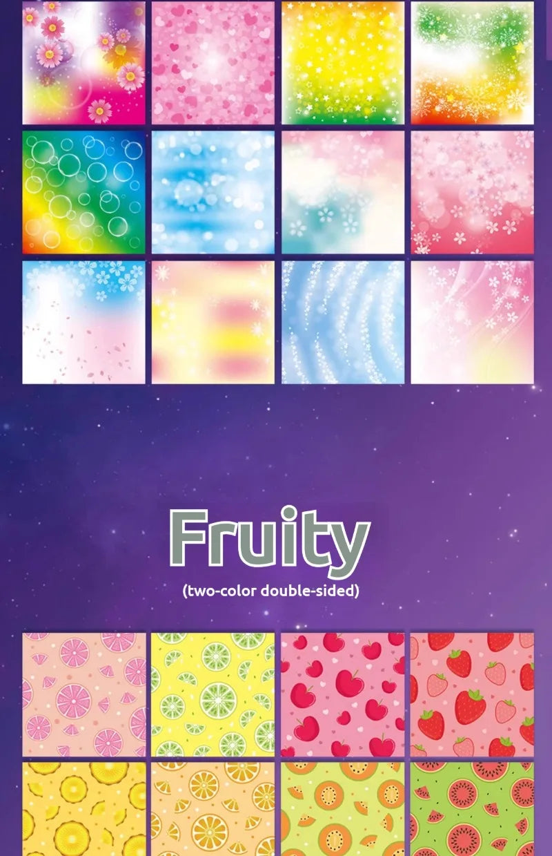 50pcs Creative Square Star Sky Constellations Origami Paper Kid DIY Handmade Double-sided Coloring Fold Craft Paper Art Gift