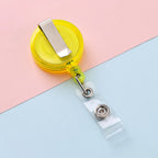 Retractable Steel Cord Pull Reel Keychains Spring Buckle Clasp Wire Rope Key Ring Recoil ID Card Holder Key Chain Multiple Tools