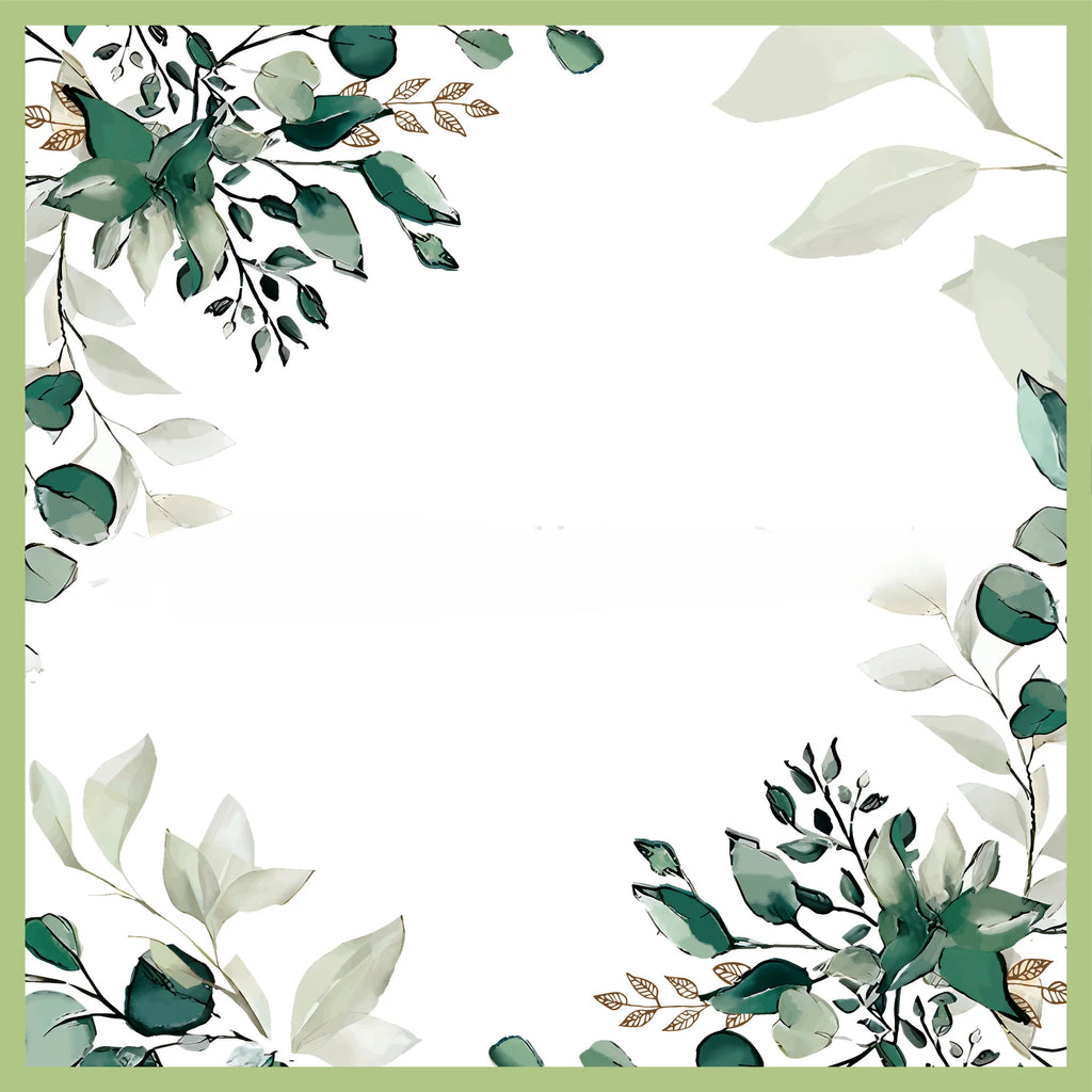 20pcs Disposable Tableware Such As Green Ink Party Sage Themed Paper Cups Plates Tissues Knives Birthday Party Decorations