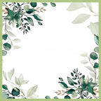 20pcs Disposable Tableware Such As Green Ink Party Sage Themed Paper Cups Plates Tissues Knives Birthday Party Decorations