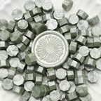 100pcs/bag Octagonal Sealing Wax Beads for Wax Stamps is Suitable for Wedding Invitations, Envelope Cards, Christmas Gift