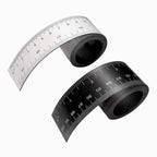 Black Magnetic Border Ruler Dual Scale Measuring Tool Flexible Ruler with Both Inches and Centimeters Magnetic Flexible Ruler