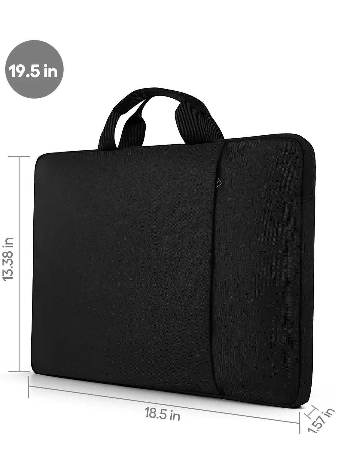 UPERFECT 18.5" 22" Portable Monitor Case Polyester Laptop Sleeve Computer Cover Bag with Pocket Zipper for 15.6"-22" Travel BAG