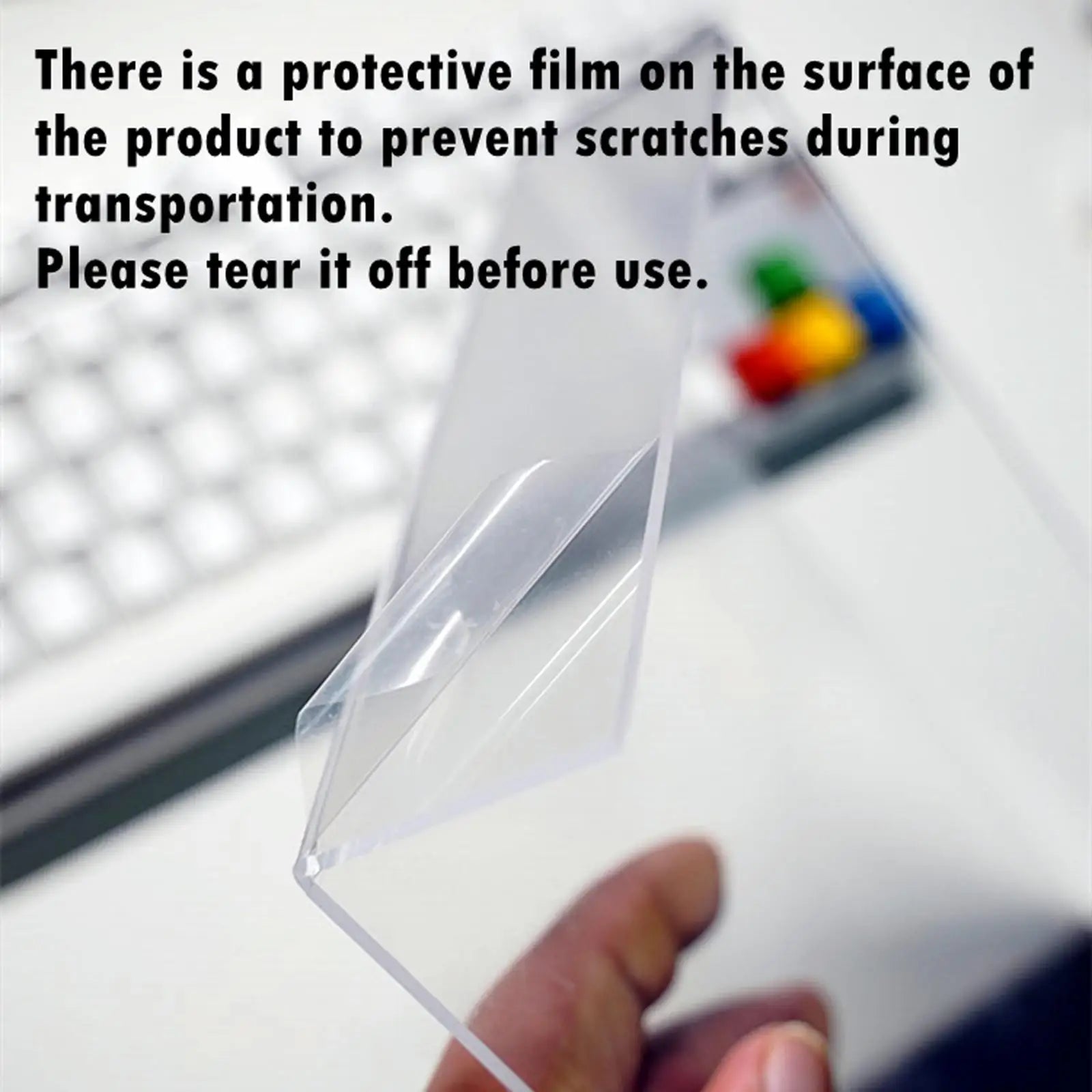 Acrylic Mechanical Keyboard Dust Cover Professional Easy to Use Computer Keyboard Accessories Transparent Protector for Office