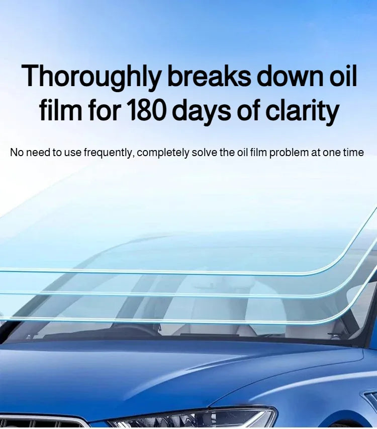 Auto Glass Polishing Liquid Light Scratch Cleaner High Gloss Film Remover Car Body Polish Spray for Windshield Shine Cleaner