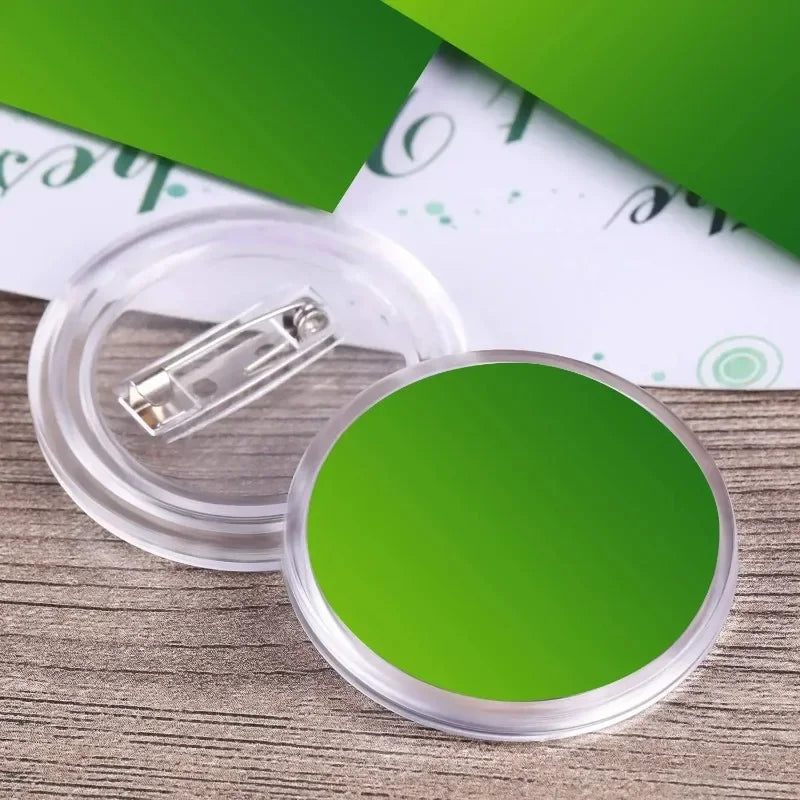 DIY Badge Making Kit Round Pin Button Supplies for Custom Name Tags Brooches Cosplay Event Party Craft Decoration Accessories