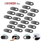1/5/10/20PCs Ultra Thin Slide Camera Cover Webcam Privacy Shutter Slider Anti-Spy Lens Cover for Laptop Phone Tablet