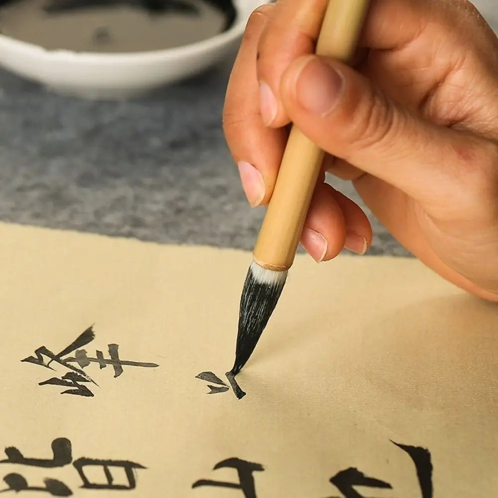 Traditional Chinese Writing Brushes Wolf's Hair Writing Brush for Calligraphy Painting Practice Brush