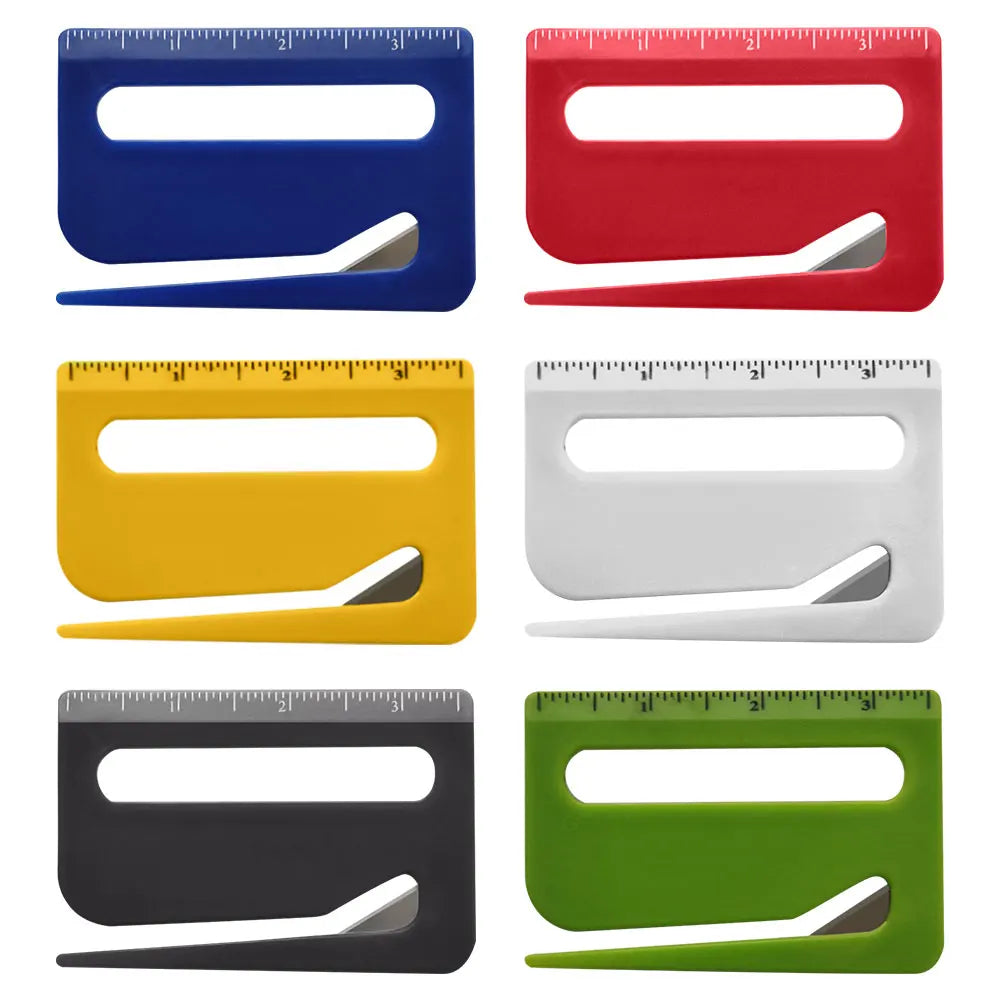 Envelope Opener with Ruler Letter Opener Portable Envelope Slitter Neatly Opened Without Damage Mail Opener for Home Office