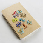 10pcs/Set Metal Digital Shape Paper Clips Kawaii Cute Bookmark Clip Stationery Office School Supplies
