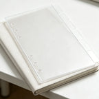 6Pcs Acrylic Index Dividers Clear Transparent Planner Inserts A6 6 Ring Binder Reusable Tabbed Separator Sheets Notebook Journal