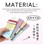 80 Sheets Cartoon Brief Scrapbooking Memo Pad Simple INS Message Paper Student List Notes School Stationery Journaling supplies