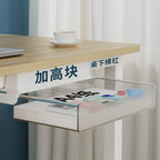 Hidden Under Desk Drawer Storage Office Organizer Desk Self Adhesive Drawers Plastic Undertable Accessories Storage Box Drawe
