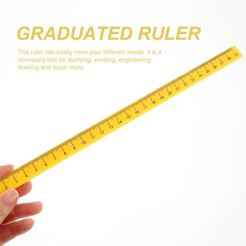 5 Pcs Plastic Magnetic Ruler Novelty Rulers Student Accessory with Centimeters for Students Flexible Work