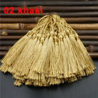 100pcs/lot 13cm Tassel Silk Fringe Silky Floss Bookmark Tassels Mini Tassels For DIY Craft Jewelry Making Souvenir Bookmarks