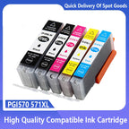 For Canon PGI 570XL CLI 571XL PGI570 Compatible Ink Cartridge For Canon PIXMA TS5050 TS5051 TS5053 TS5055 TS6050 TS6051 TS6052