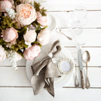 6 Pieces White Hemstitch Napkins Cocktail Napkin For Party Wedding Lace Napkin Table Cloth Linen Napkins Cotton Napkin