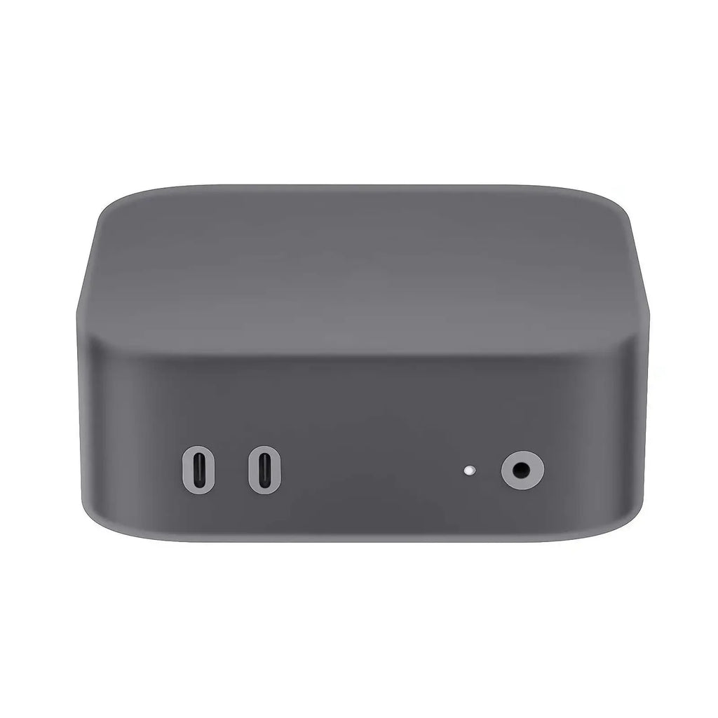 Easy Install Wear-resistant Waterproof Silicone Protective Case for Mac Mini M4/M4 Pro 2024 Precise Opening Dustproof Cover