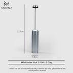 Muvna New Electric Milk Frother Stick，Wireless Batidor Eléctrico Ender for Barista Latte Art Accessories