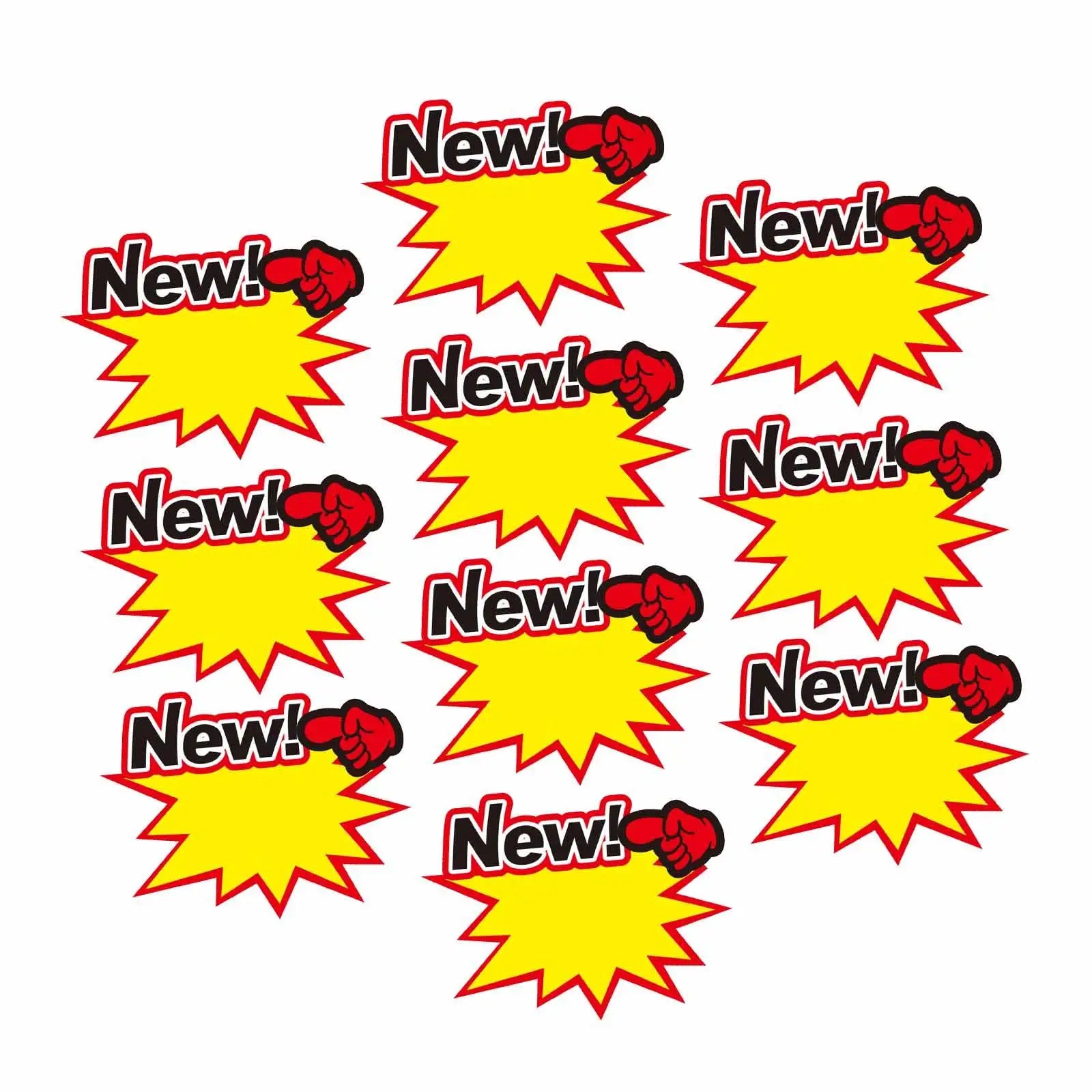 10x Price Tag Label,Blank Discount Shop Pricing Sign Tag,Supermarket Advertising