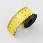 Black Magnetic Border Ruler Dual Scale Measuring Tool Flexible Ruler with Both Inches and Centimeters Magnetic Flexible Ruler