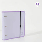 1pc Multi-Function 3 Hole Loose Leaf Folder, Binder Design Storage Book, Large Capacity Document Booklet