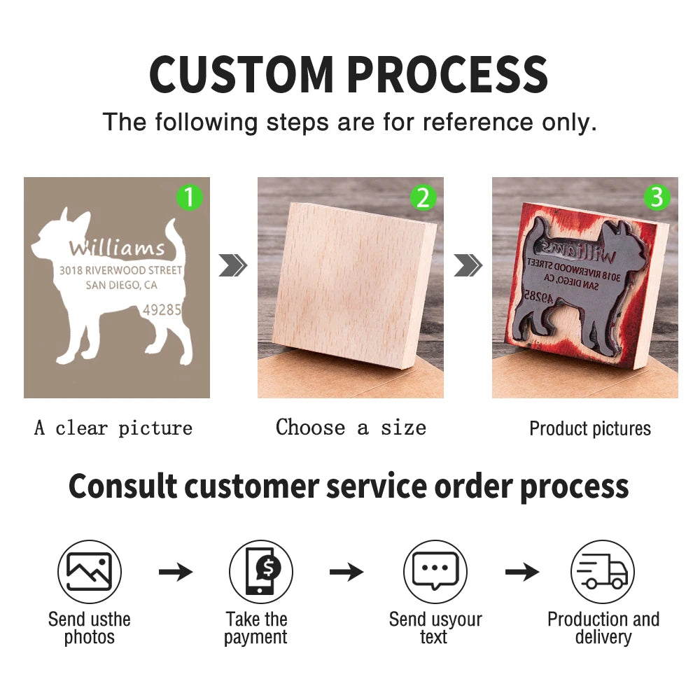 Personalized Stamp Custom Wooden Stamp Weddding Seal Stamp Logo For Invitation Stationery Custom Name Business Wedding Branding