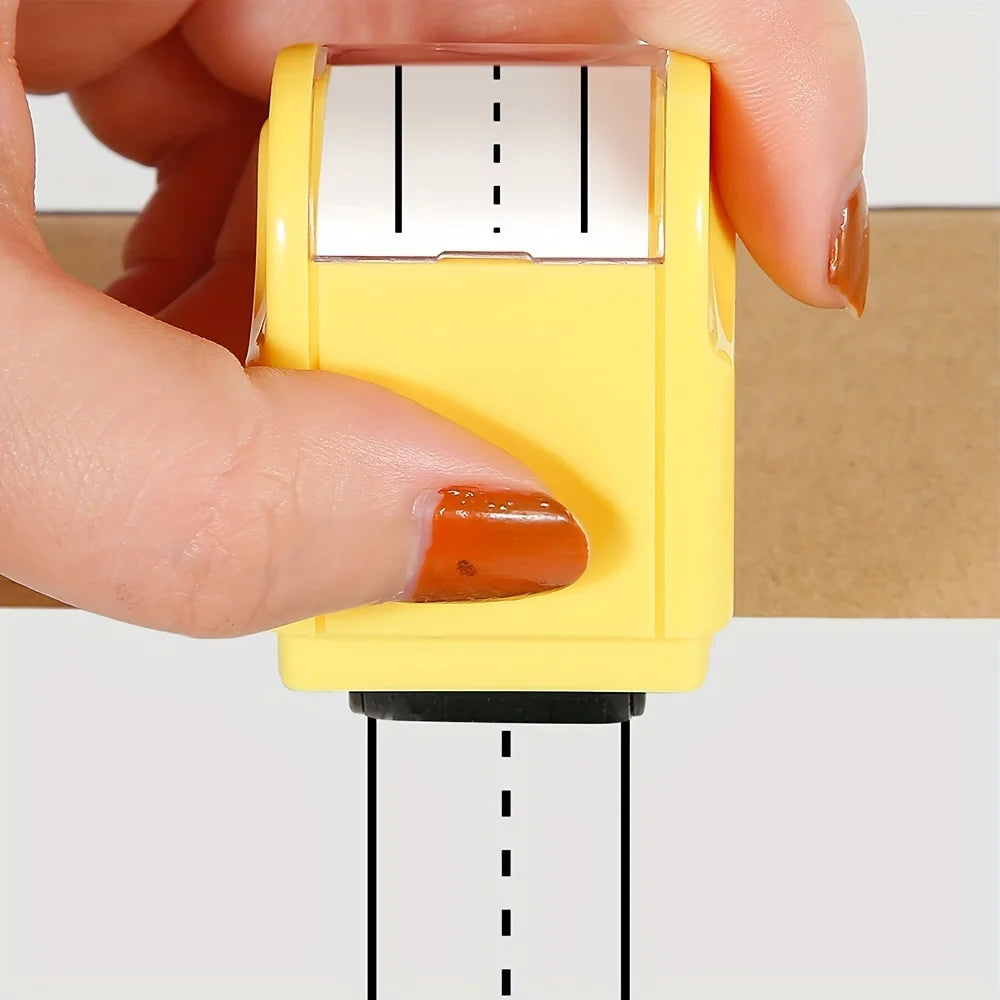 1pc Plastic Confidential Stamp Identity Protection Roller Stamps Express Privacy Data Guard Information Identity Address Blocker