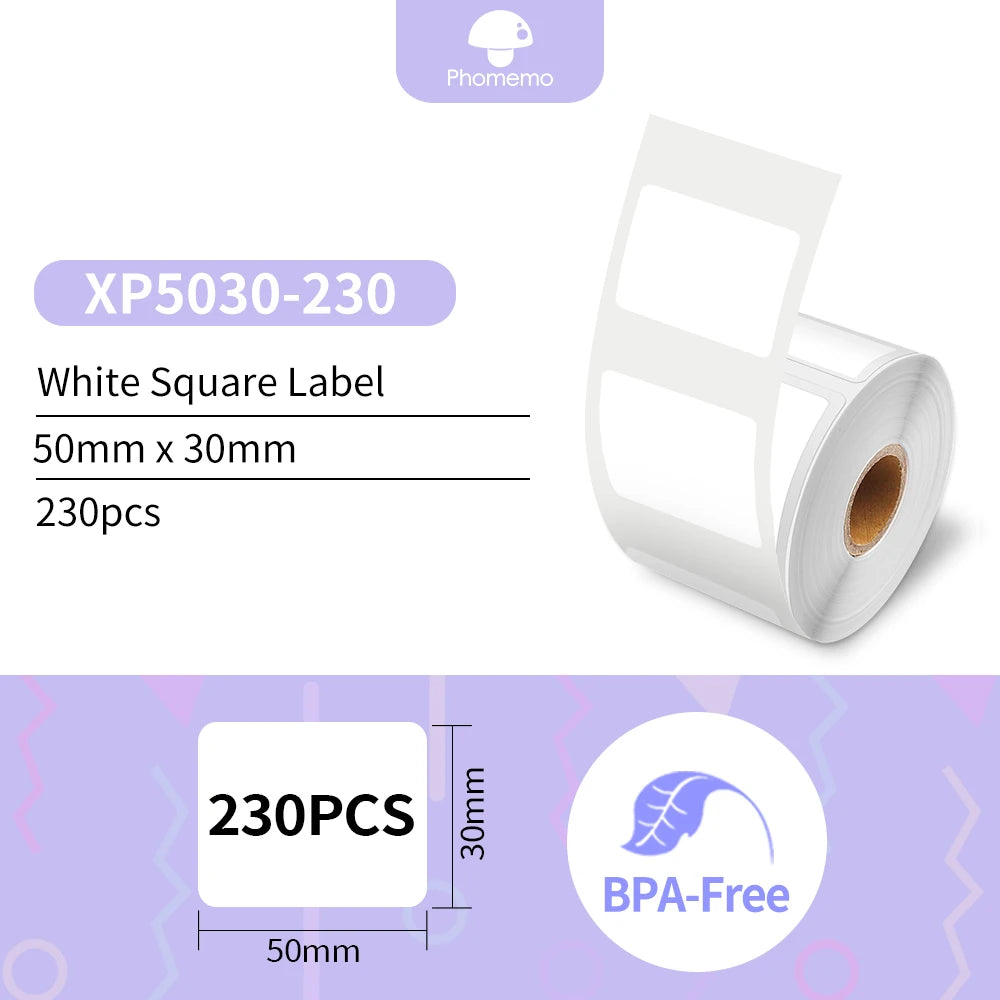 Phomemo Label Printer M110 Label Maker Barcode Label Printer for Address, Barcode, Clothing, Photo,Logo,Jewelry,Retail,Business