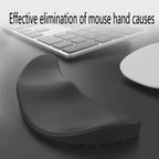 Ergonomic Silicon Mouse Pad Gel Streamline Wrist Rest Non-slip Support Silicone Wrist Rest Vertical Mat Computer Mousepad