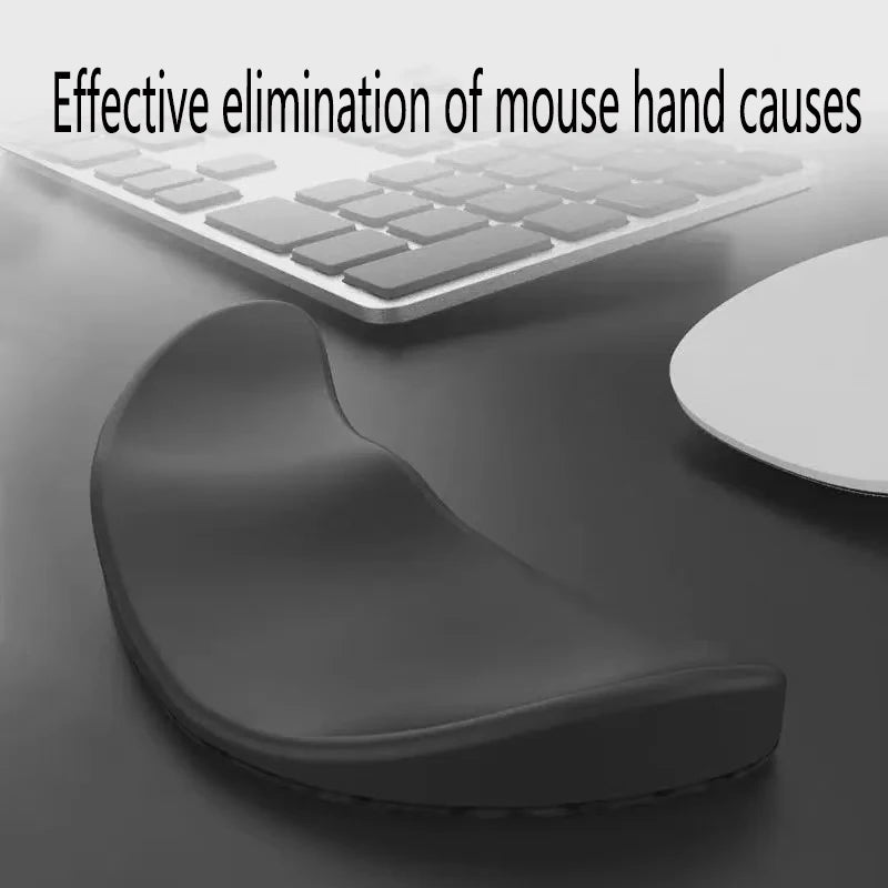 Ergonomic Silicon Mouse Pad Gel Streamline Wrist Rest Non-slip Support Silicone Wrist Rest Vertical Mat Computer Mousepad