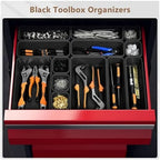 32PCS Desk Drawer Organizers 3 Size Plastic Interlocking Shallow Tool Organizer Tray Dividers Separators Storage Bins Container