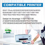 Reprinpic 664XL Ink Cartridge Compatible For HP 664 HP664 Deskjet 1115 2135 2675 3635 3775 4536 4538 5075 5275 Printer