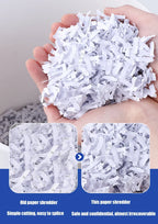 New 12L Waste Paper Shredder Home Office Portable Granular Electric Shredder Paper Scraps 4-level Mini A4 Data Desktop