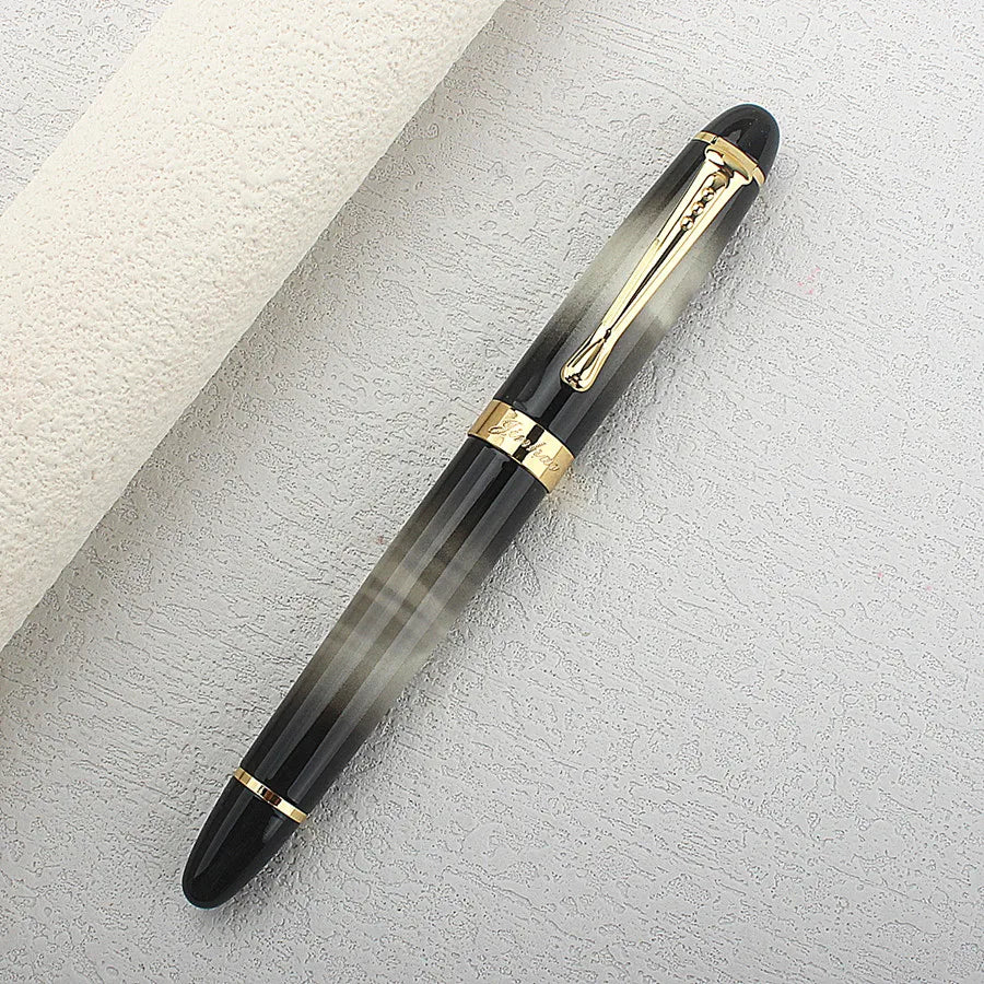 Jinhao X450 Classics Thick Body 1.0mm Bend Nib Calligraphy Pen High Quality Metal Fountain Pen Luxury Ink Gift Pens for Writing