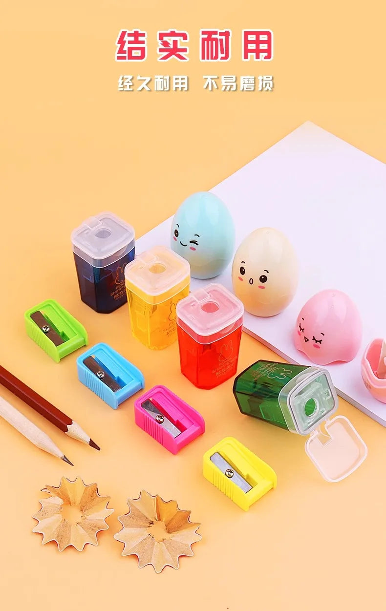 M&G Trash Can Shaped Cartoon Pencil Sharpener Kids Pencil Turner for School and Home Use
