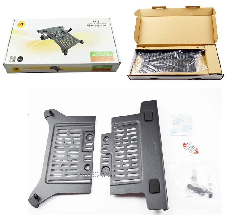 2 in 1 NB NEW F80 + FP-2 for 17-30' Monitor + 10'-17' Laptop Desktop Holder Notebook Computer Mount Stand Laptop Clamp
